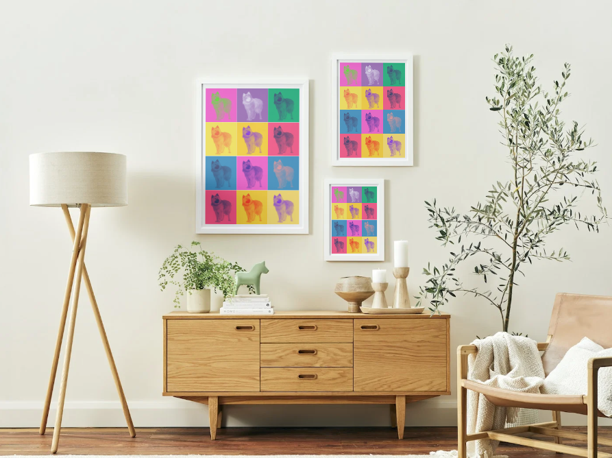 Modern Color Pet Portrait