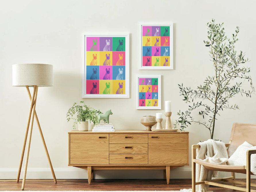 Modern Color Pet Portrait