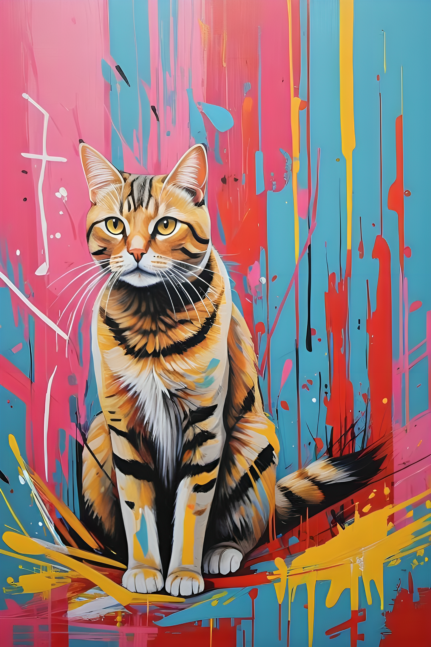 Color Fusion Pet Portrait