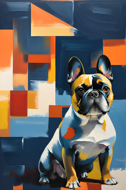Abstract Fragment Pet Portrait