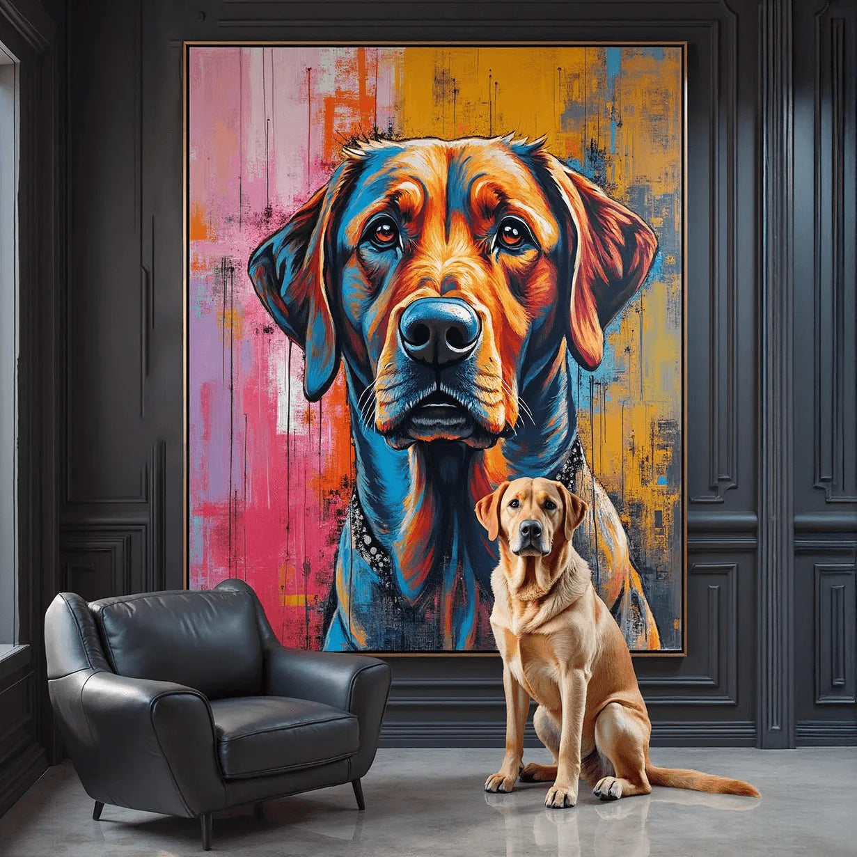Custom Pet Art – Abstract Edition