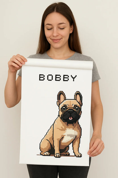 Abstract Fragment Pet Portrait